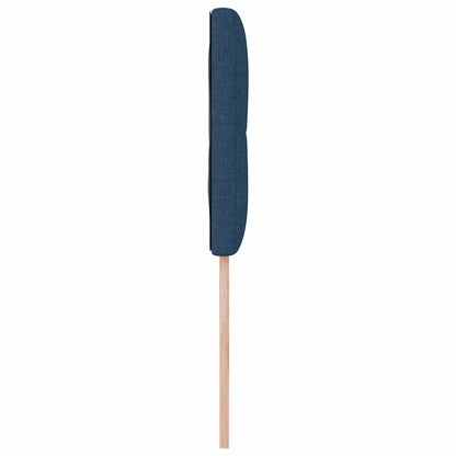 Led Sengegavl Med Led -strimmellys Blå 90 Cm Stof - Billede 7