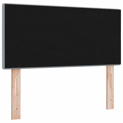 Led Sengegavl Med Led -strimmellys Manuel Lysegrå 100 Cm Stof - Billede 7