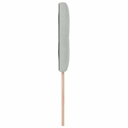 Hovedgærde Med Led -strimmellys Lysegrå 100 Cm Fløjl - Billede 6