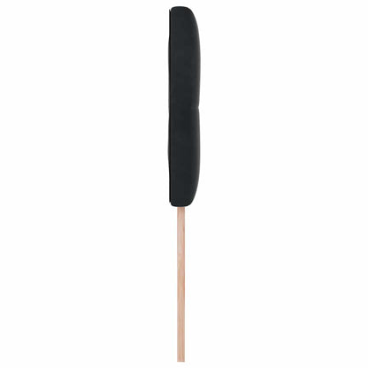 Hovedgærde Med Led -strimmellys Indstillelig Sort 100 Cm Fløjl - Billede 7