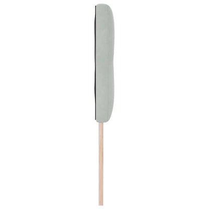 Hovedgærde Med Led -strimmellys Lysegrå 72 Cm Fløjl - Billede 7