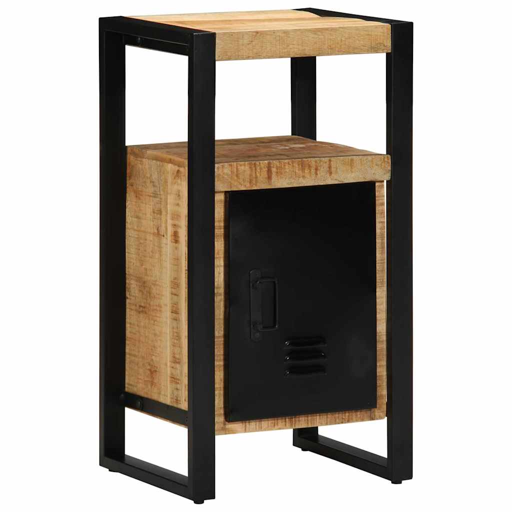 Badeværelsesmøbel Sæt 2 Pcs Brun 55 X 35 X 60 Cm Rå Mango Træ - Billede 4