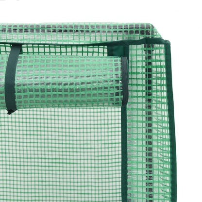 Højbed Med Drivhusovertræk Rattan-Look