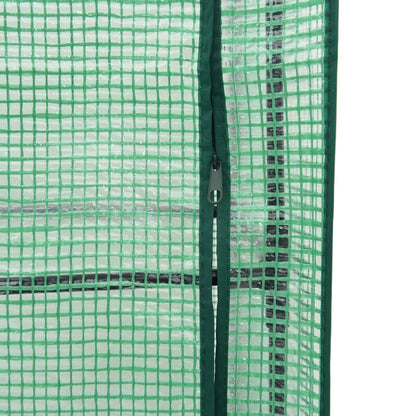 Højbed Med Drivhusovertræk Rattan-Look