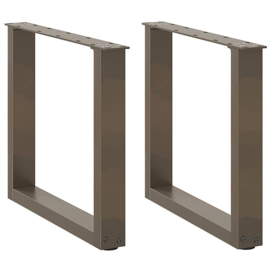 Sofabordben U-Formet 2 Stk. Naturstål Stål Naturfarvet