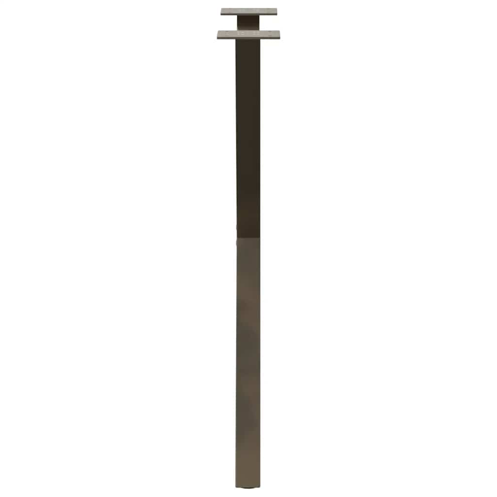 Spisebordsben X-formet 2 Stk. Naturstål 57 X (72-73) Cm Stål - Billede 6