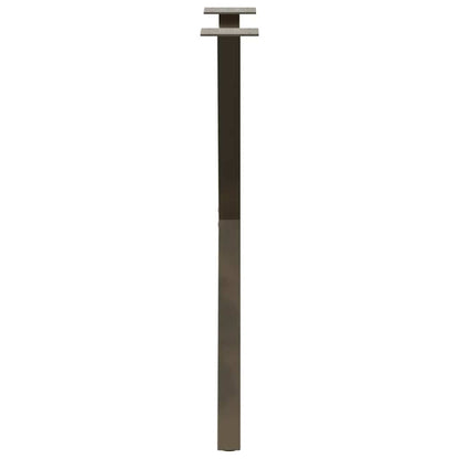 Spisebordsben X-formet 2 Stk. Naturstål 57 X (72-73) Cm Stål - Billede 6
