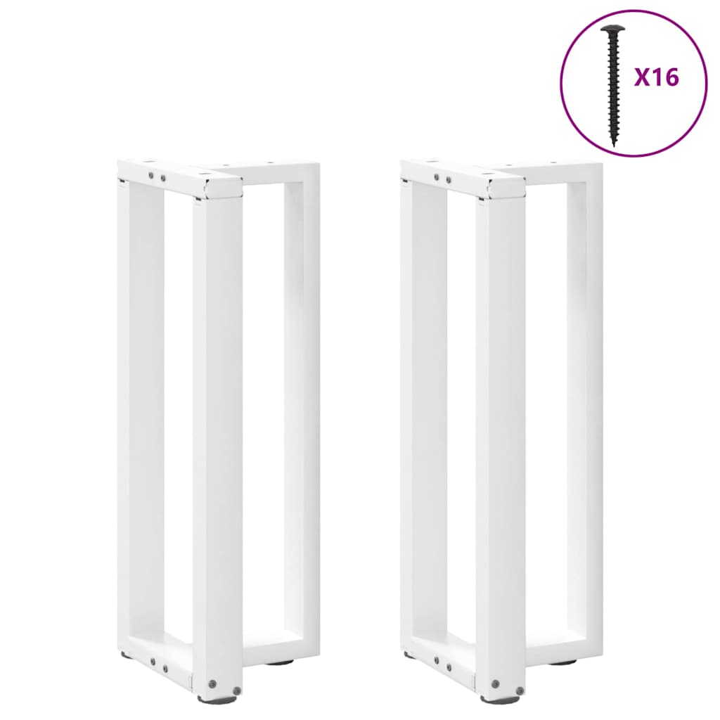 Konsolbordben T-formet 2 Stk. 38x25x(72-73) Stål - Billede 3