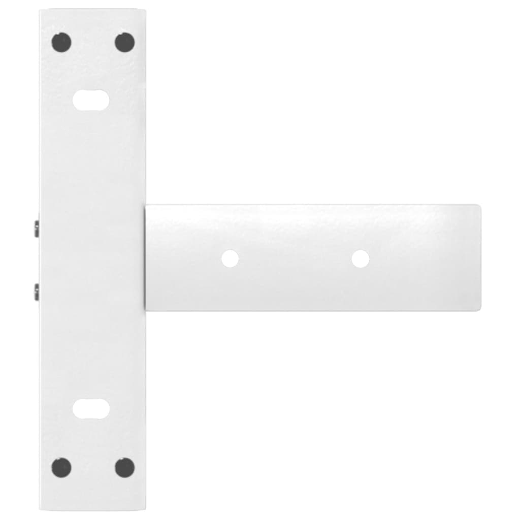 Konsolbordben T-formet 2 Stk. 38x25x(72-73) Stål - Billede 7