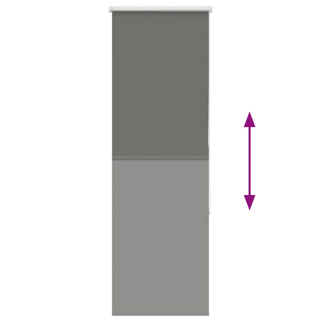 Rullegardin Mørklægning 55x130 Cm Stofbredde 50,7 Cm Polyester - Billede 5