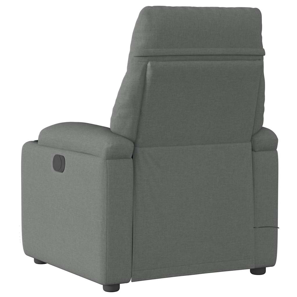 Massagestol Stof Mørkegrå