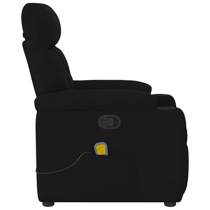 Massagestol Stof Sort