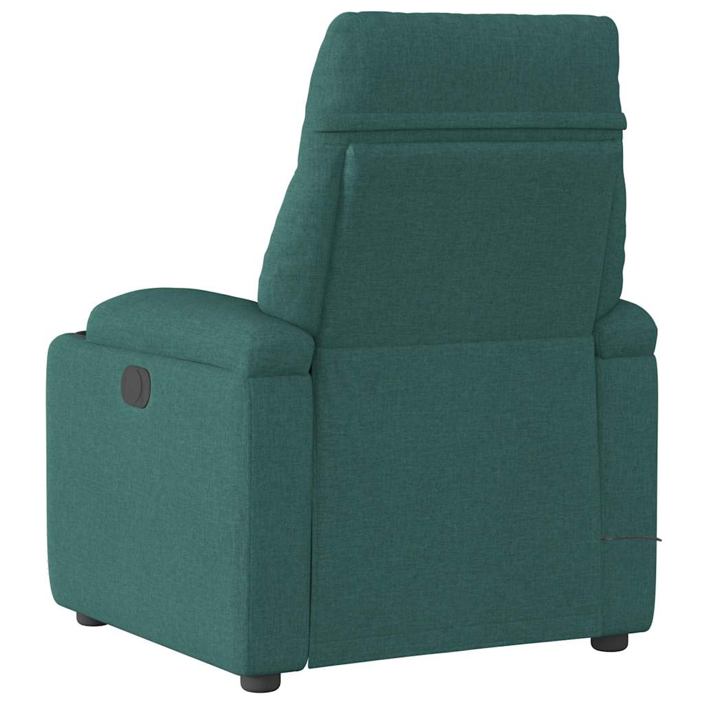 Massagestol Stof Mørkegrøn