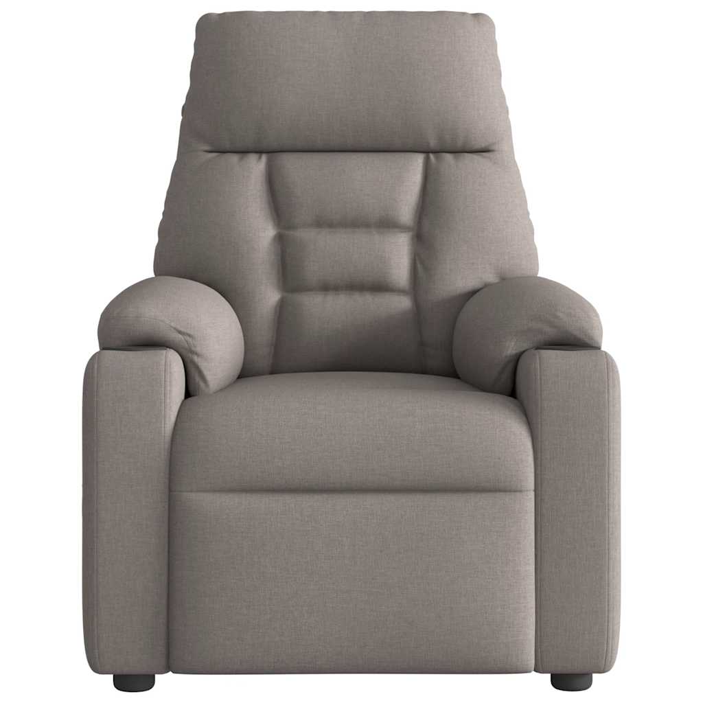 Massagestol Stof Gråbrun
