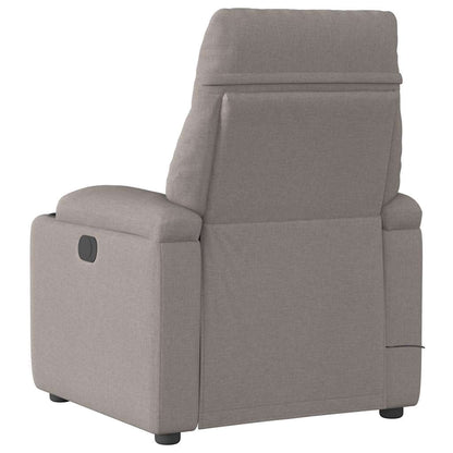 Massagestol Stof Gråbrun