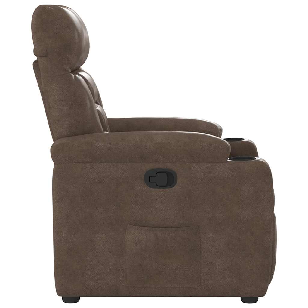 Massagestol Mikrofiberstof Brun