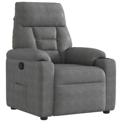 Massagestol Mikrofiberstof Mørkegrå