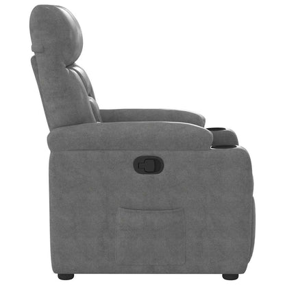 Massagestol Mikrofiberstof Mørkegrå