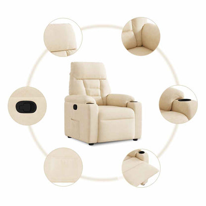Lænestol Mikrofiberstof Beige