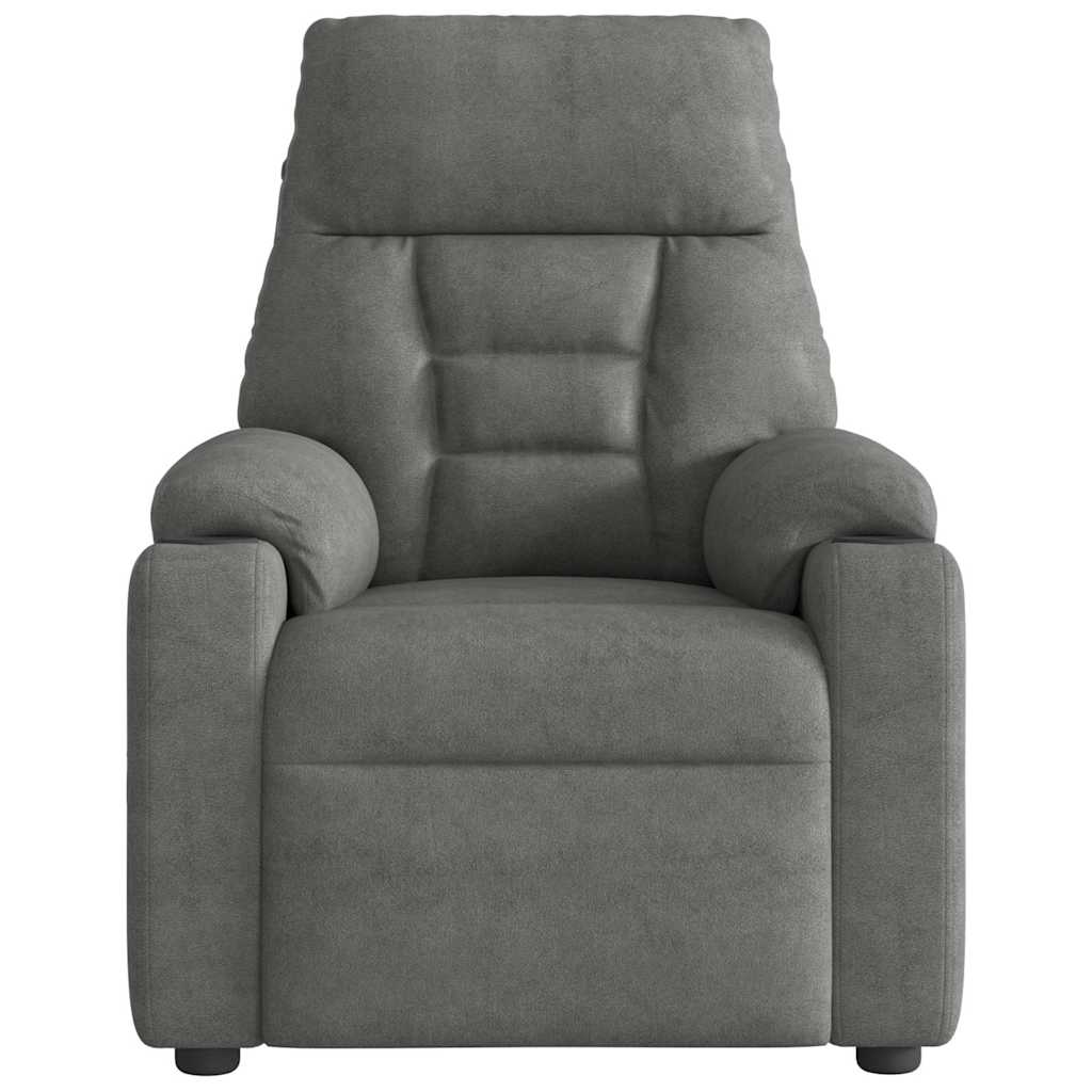 Massagestol Mikrofiberstof Mørkegrå