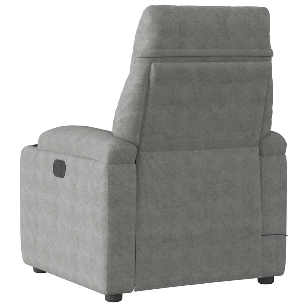 Massagestol Mikrofiberstof Mørkegrå
