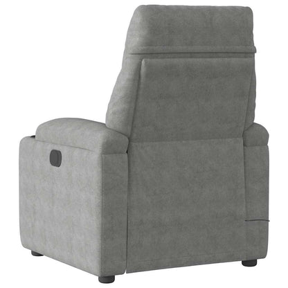 Massagestol Mikrofiberstof Mørkegrå