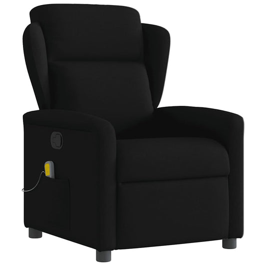 Massagestol Stof Sort
