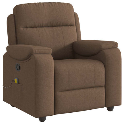 Massagestol Stof Brun