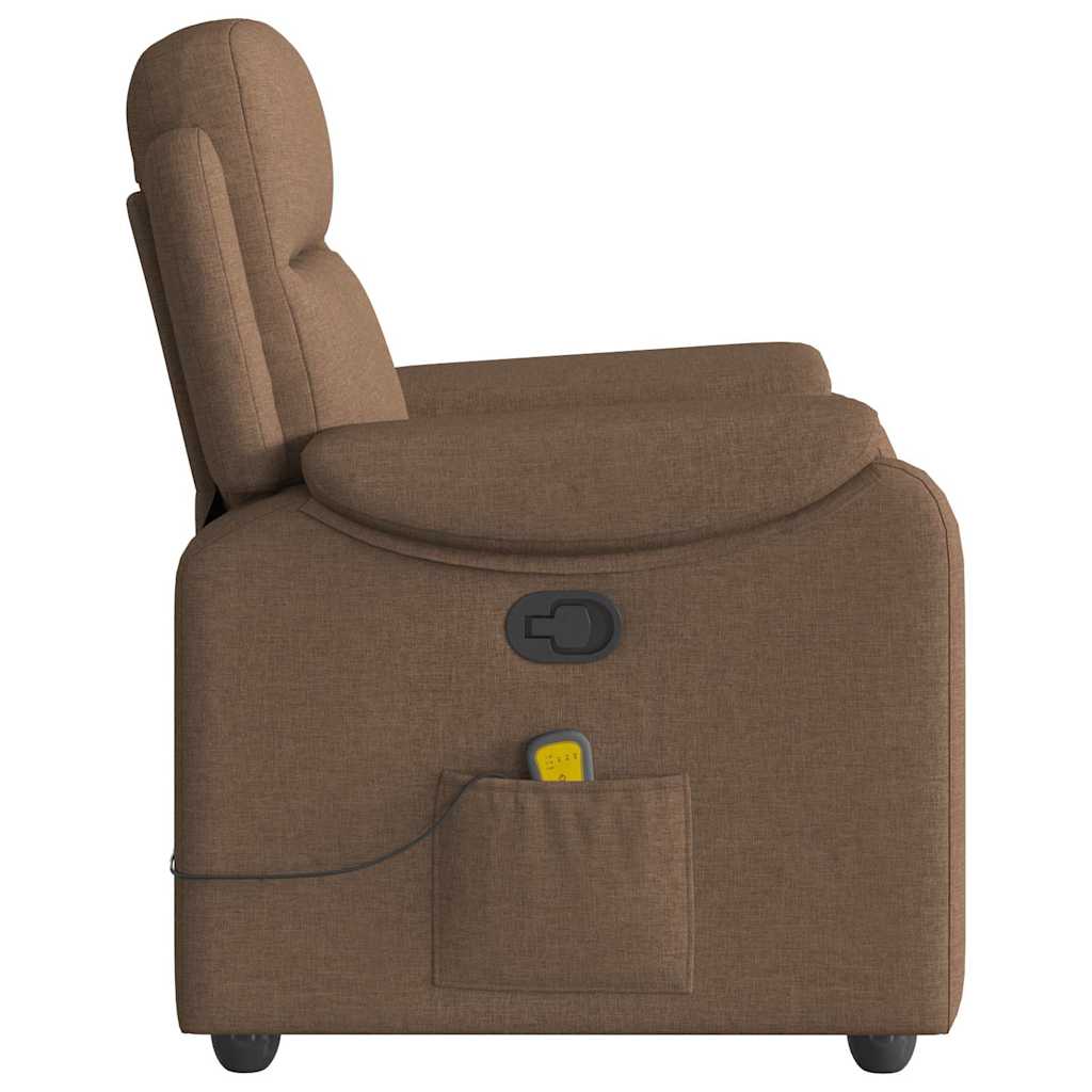 Massagestol Stof Brun