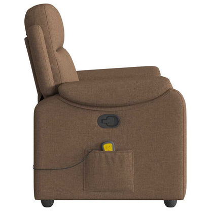 Massagestol Stof Brun