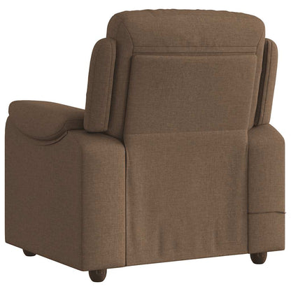 Massagestol Stof Brun