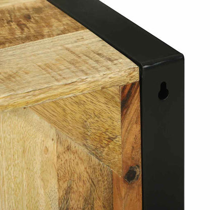 Badeværelsesskab Med Dør 40 X 30 X 40 Cm Massivt Mangotræ - Billede 12