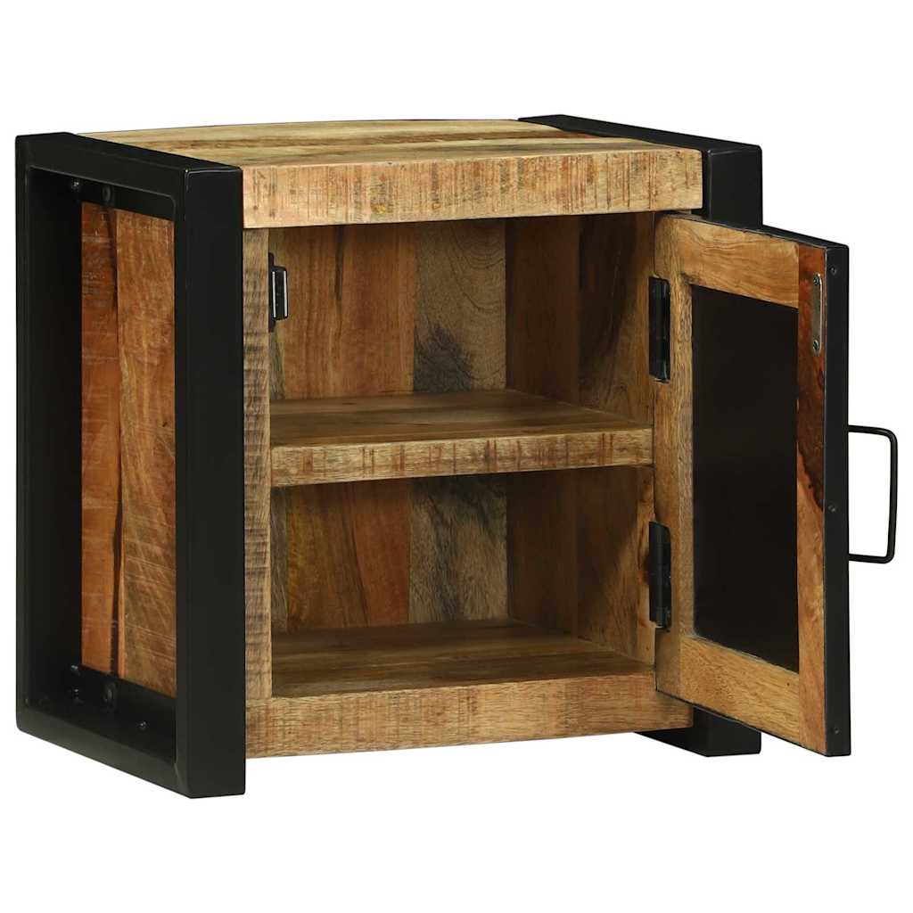Badeværelsesskab Med Dør 40 X 30 X 40 Cm Massivt Mangotræ - Billede 4