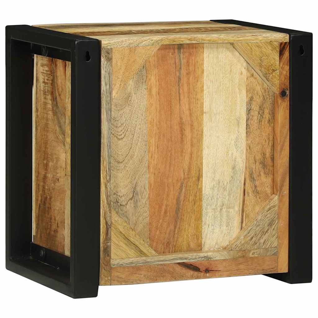 Badeværelsesskab Med Dør 40 X 30 X 40 Cm Massivt Mangotræ - Billede 7