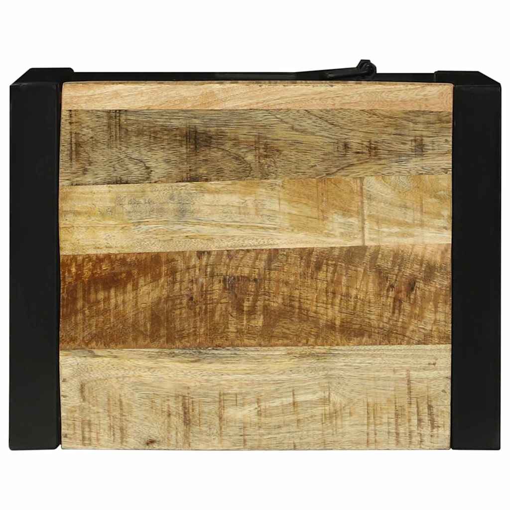 Badeværelsesskab Med Dør 40 X 30 X 40 Cm Massivt Mangotræ - Billede 8