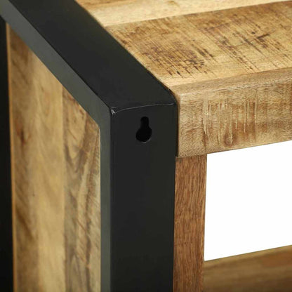 Væg Cube Med Opbevaring 55 X 35 X 40 Cm Massivt Mangotræ - Billede 10