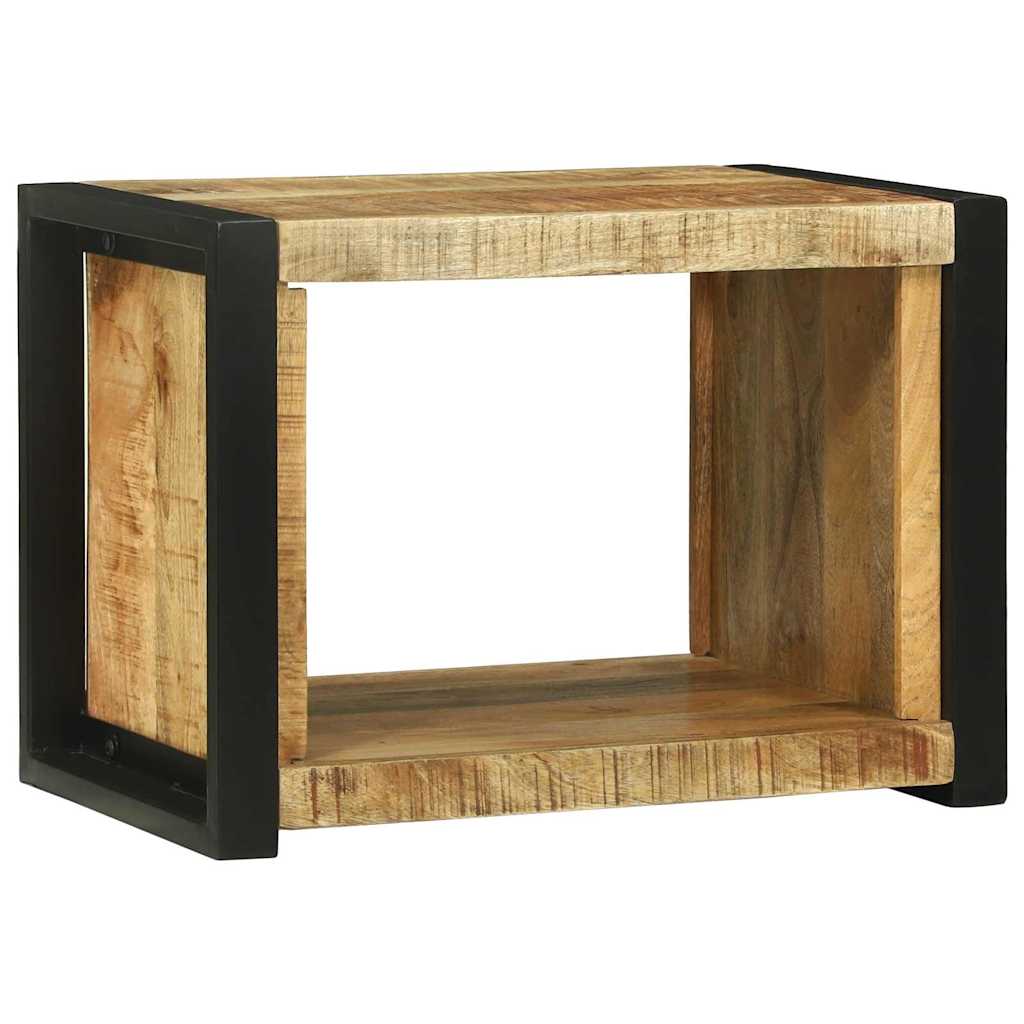 Væg Cube Med Opbevaring 55 X 35 X 40 Cm Massivt Mangotræ - Hovedbillede