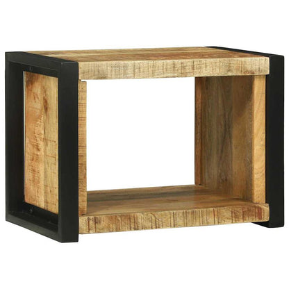 Væg Cube Med Opbevaring 55 X 35 X 40 Cm Massivt Mangotræ - Hovedbillede