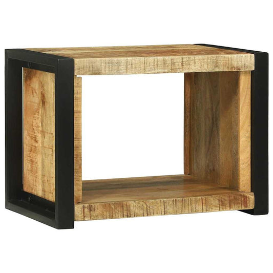 Væg Cube Med Opbevaring 55 X 35 X 40 Cm Massivt Mangotræ - Hovedbillede