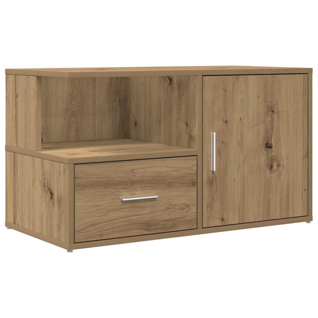 Hjørneskab 200x40x45 Cm Konstrueret Træ Egetræsfarve - Billede 8