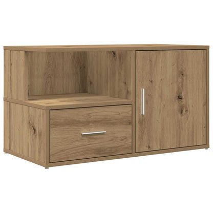 Hjørneskab 200x40x45 Cm Konstrueret Træ Egetræsfarve - Billede 8