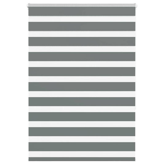 Zebragardin Mørkegrå 105x150 Cm Stofbredde 100,9 Cm Polyester - Hovedbillede