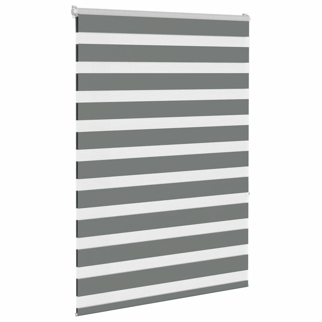 Zebragardin Mørkegrå 105x150 Cm Stofbredde 100,9 Cm Polyester - Billede 3