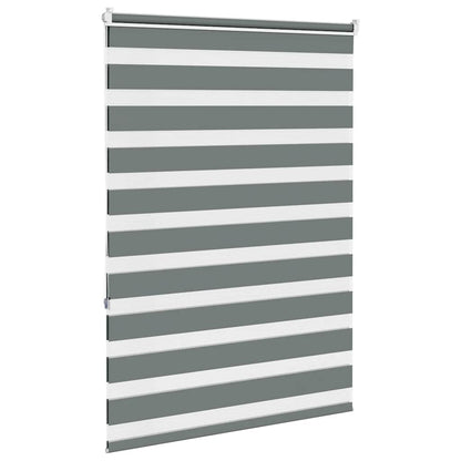 Zebragardin Mørkegrå 105x150 Cm Stofbredde 100,9 Cm Polyester - Billede 4