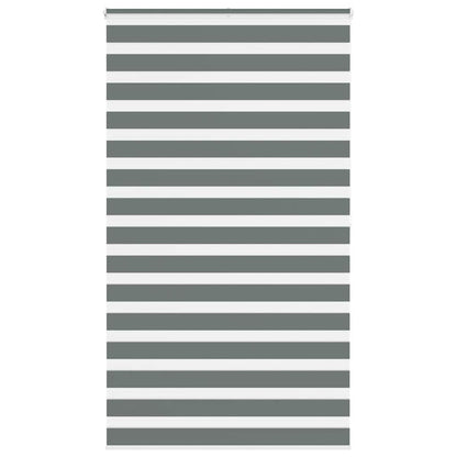 Zebragardin Mørkegrå 120x200 Cm Stofbredde 115,9 Cm Polyester - Hovedbillede