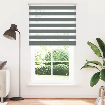 Zebragardin Mørkegrå 120x200 Cm Stofbredde 115,9 Cm Polyester - Billede 2