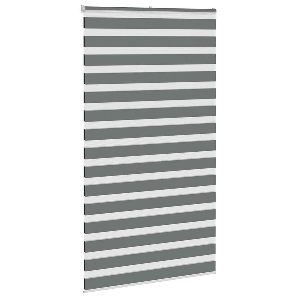 Zebragardin Mørkegrå 120x200 Cm Stofbredde 115,9 Cm Polyester - Billede 3