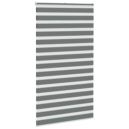 Zebragardin Mørkegrå 120x200 Cm Stofbredde 115,9 Cm Polyester - Billede 3