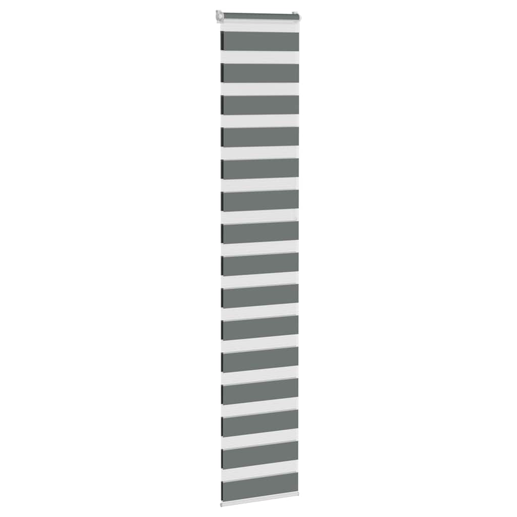 Zebragardin Mørkegrå 40x230 Cm Stofbredde 35,9 Cm Polyester - Billede 3