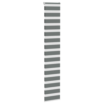 Zebragardin Mørkegrå 40x230 Cm Stofbredde 35,9 Cm Polyester - Billede 3